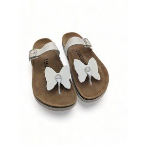 Caffbelem Bio Comfort Collection Adjustable Buckled Butterfly Sandals Size US 7